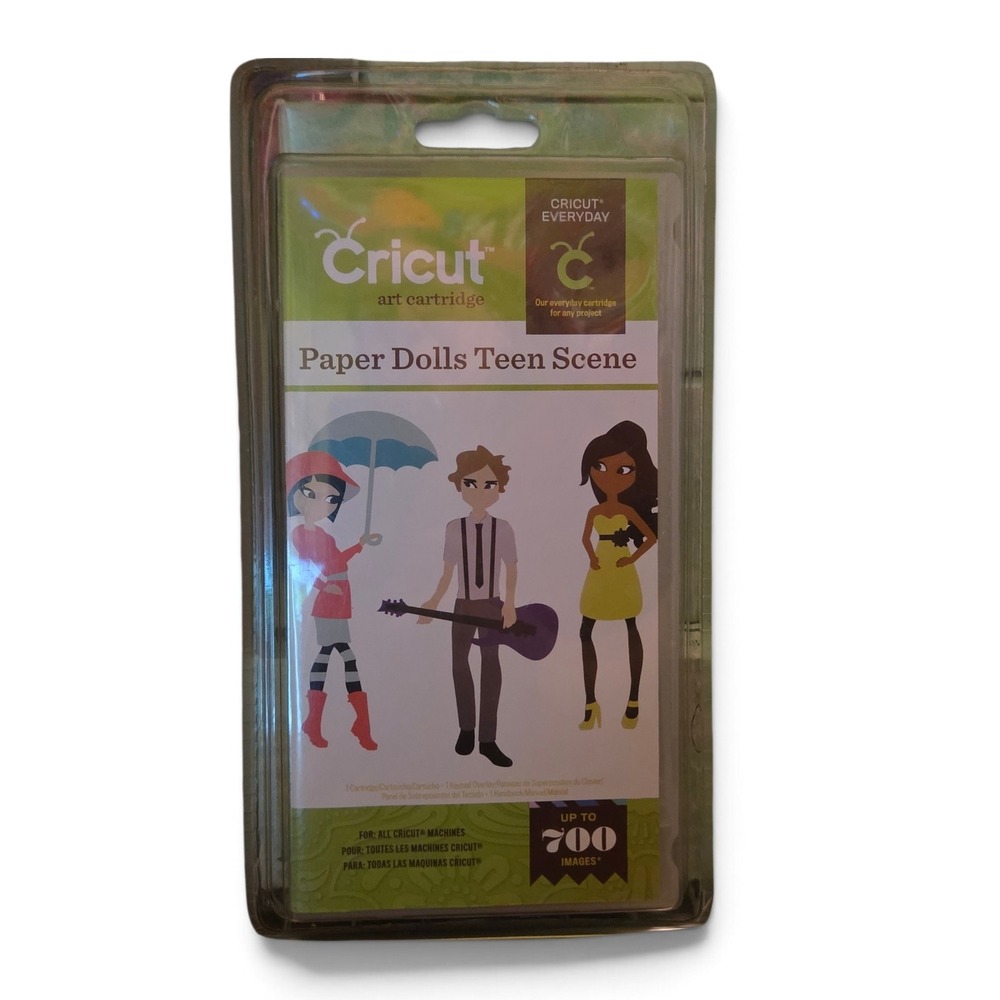 Cricut Paper Dolls Teen Scene Art Cartridge 2001320 Up to 700 Images New Sealed
